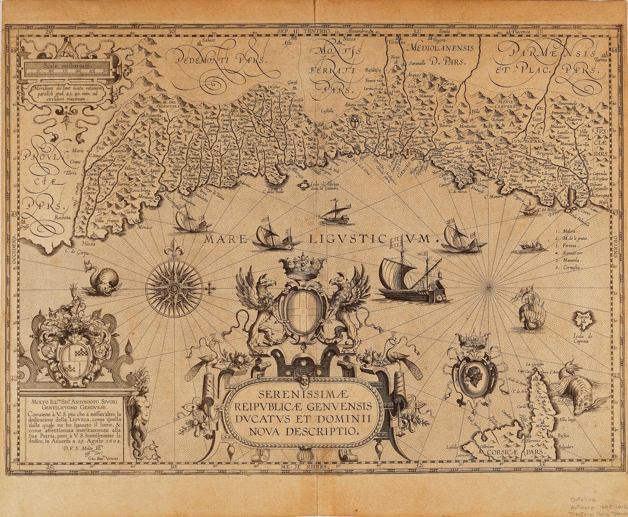 Janovská republika, mapa Jana Baptisty Vrients z Theatrum Orbis Terrarum od Abrahama Orteliuse od Johannes Baptista Vrints