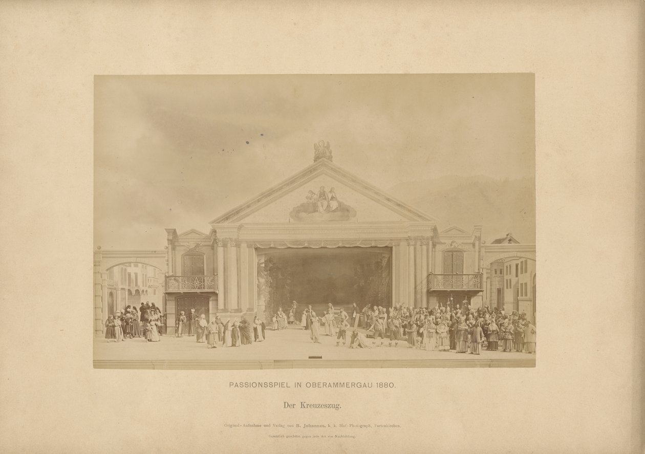 Pašijová hra Ober-Ammergau - Křížová výprava od Johannes Bernhard