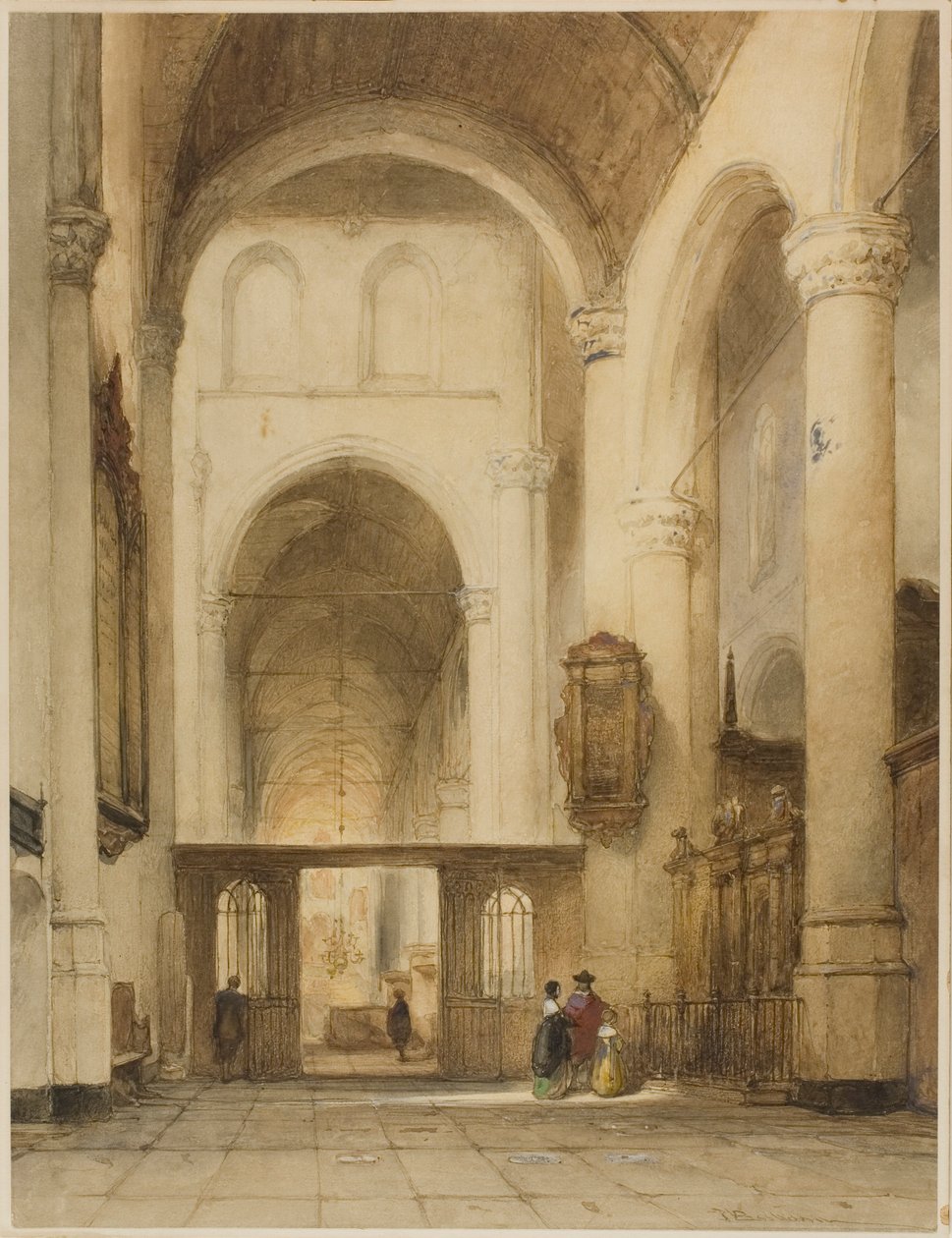 Interiér kostela od Johannes Bosboom