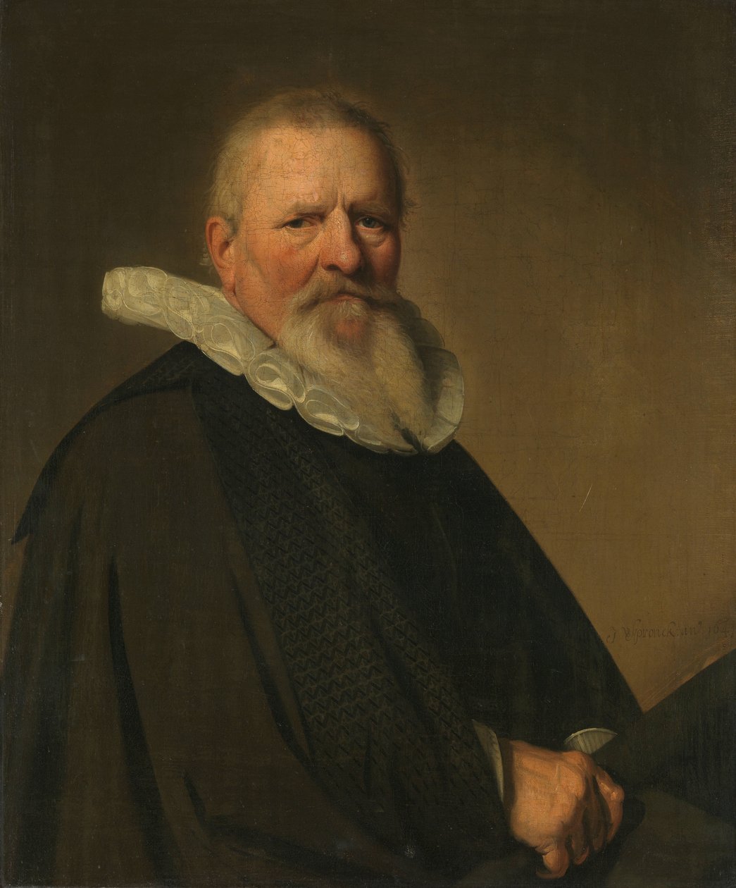 Pieter Jacobsz Schout (1570-1645), purkmistr z Haarlemu od Johannes Cornelisz. Verspronck