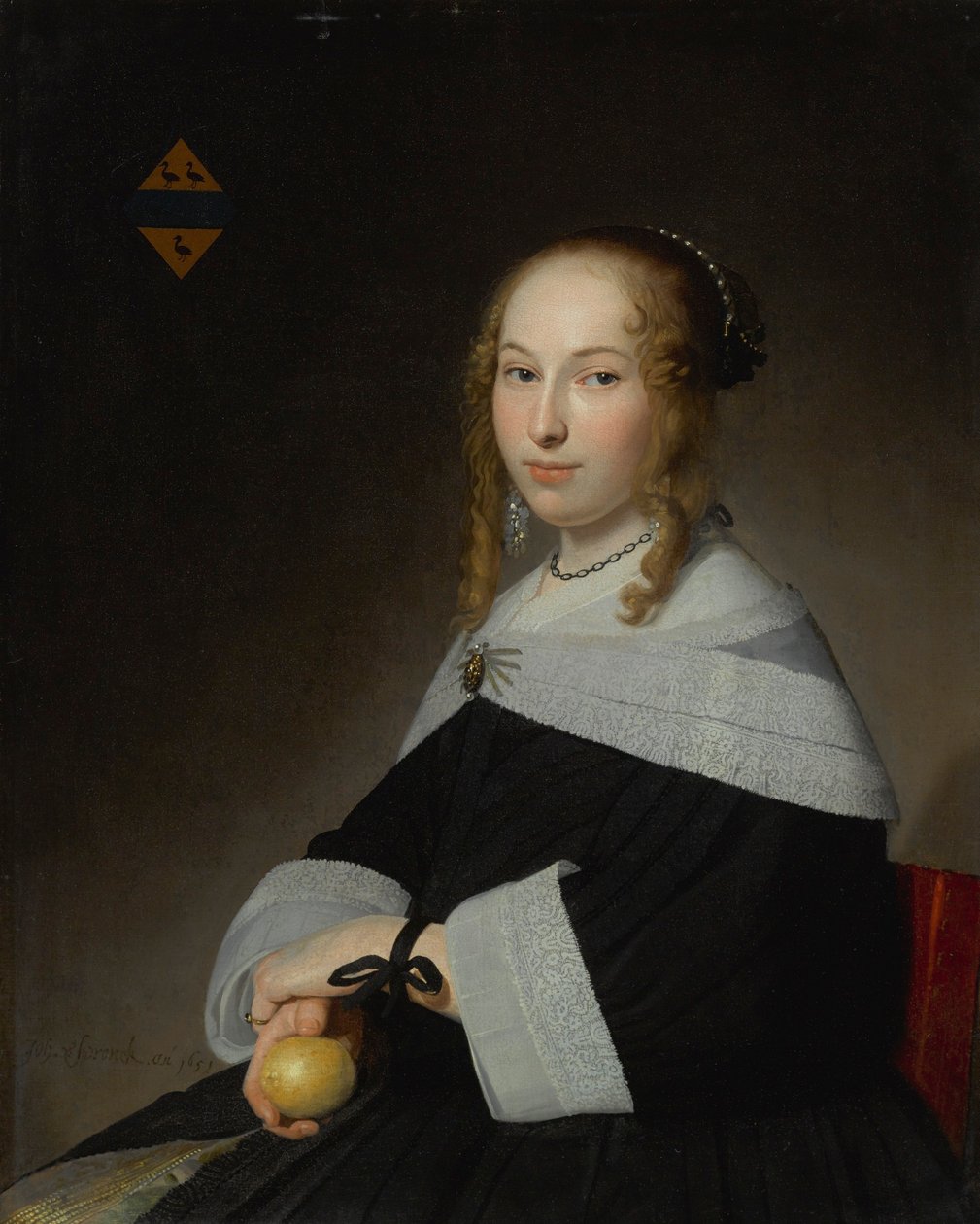 Portrét Margaret Dicx (1634-1697) od Johannes Cornelisz Verspronck
