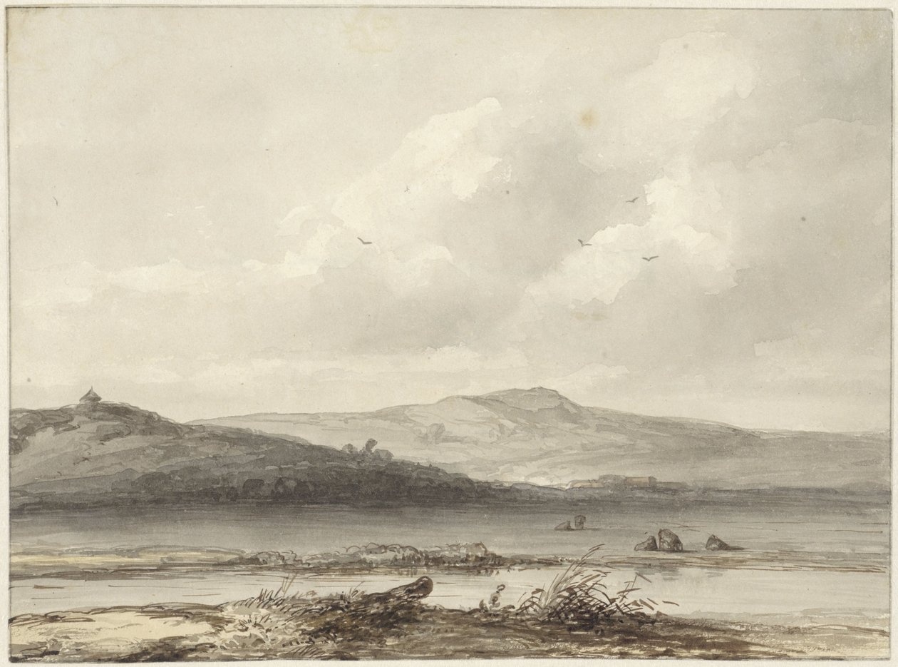 dunová krajina od Johannes Franciscus Hoppenbrouwers