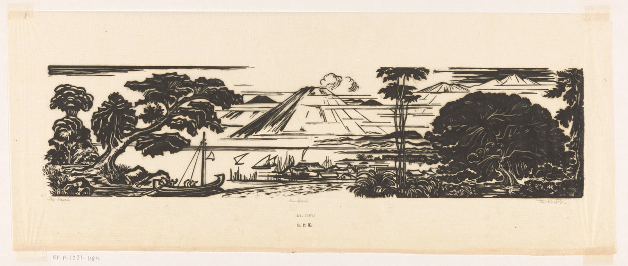 De baai (původní název na objektu) od Johannes Frederik Engelbert ten Klooster (signed by artist)