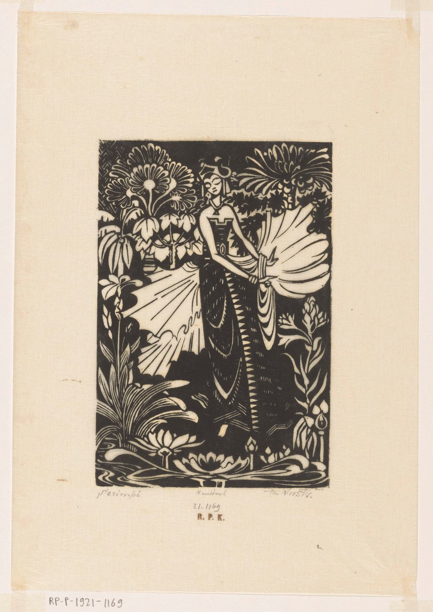 Serimpi (původní název na objektu) od Johannes Frederik Engelbert ten Klooster (signed by artist)