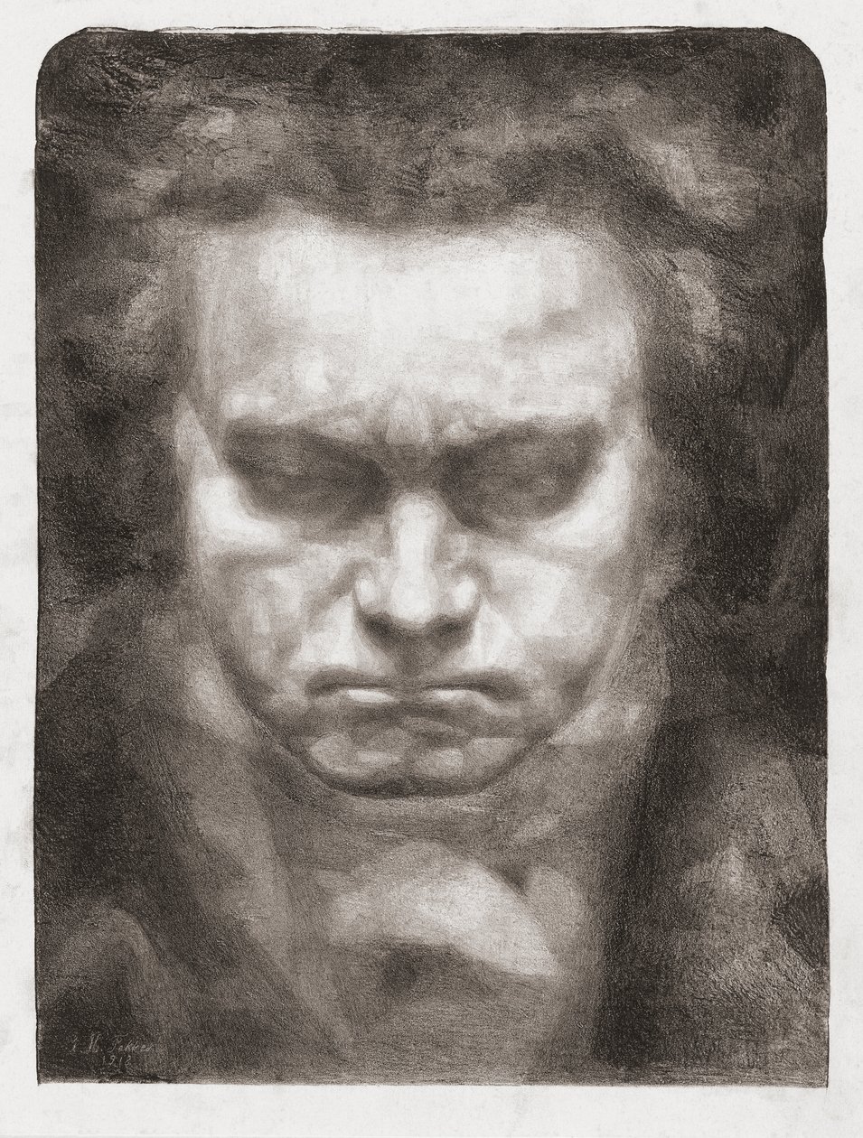 Ludwig van Beethoven, portrét od Johannes Hendricus Fekkes