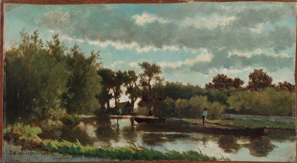 Nedaleko Noordenu, cca 19. století (olej na plátně) od Johannes Hendrik Weissenbruch
