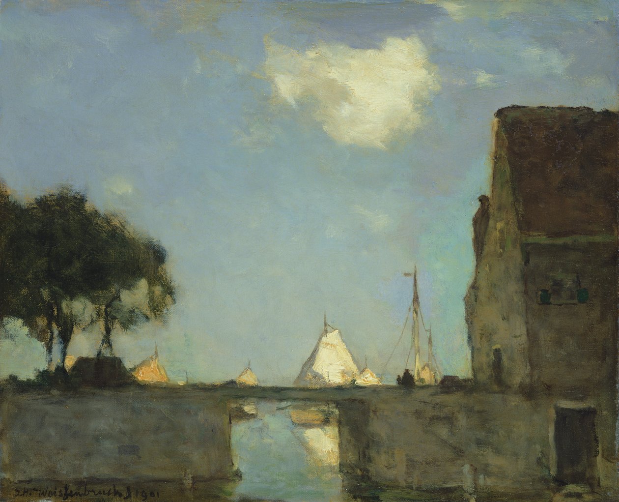 Sever, poblíž Nieuwkoop, 1901 od Johannes Hendrik Weissenbruch