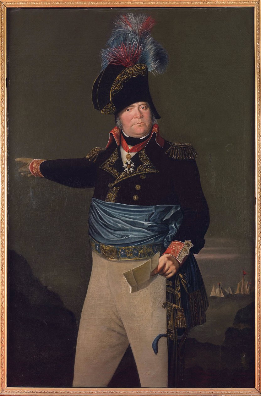 Portrét generála Pierra-Jacquese (Pierre Jacques) Ostena (1759-1814), Koekkoek, Johannes Hermanus (1778-1851). Olej na plátně. Rozměr: 155 x 102 cm. Soukromá sbírka od Johannes Hermanus Koekkoek