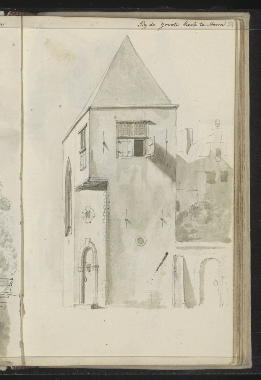 Panoráma města v Grote Kerk v Hoornu od Johannes Huibert Prins