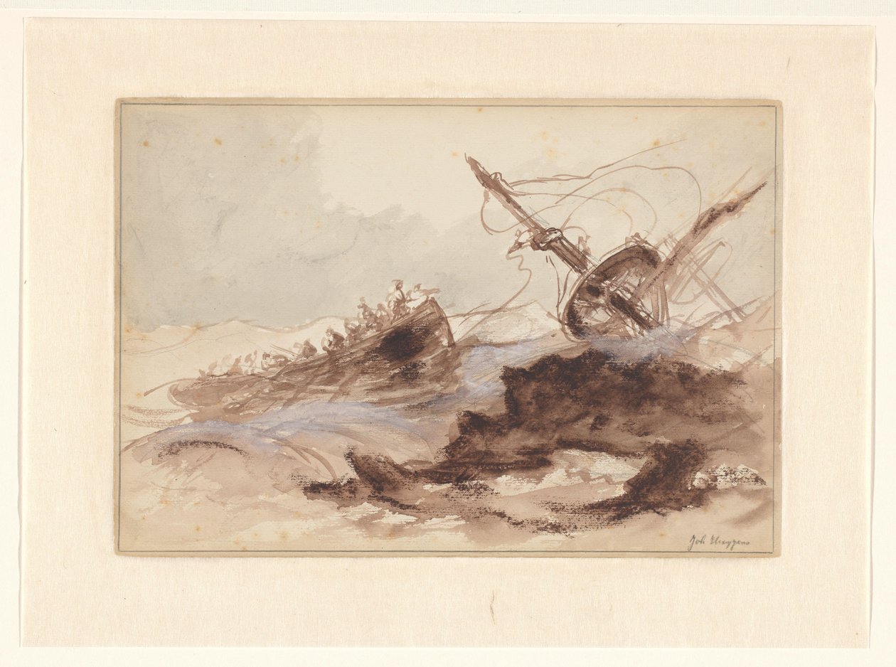 Vrak od Johannes Huygens (signed by artist)