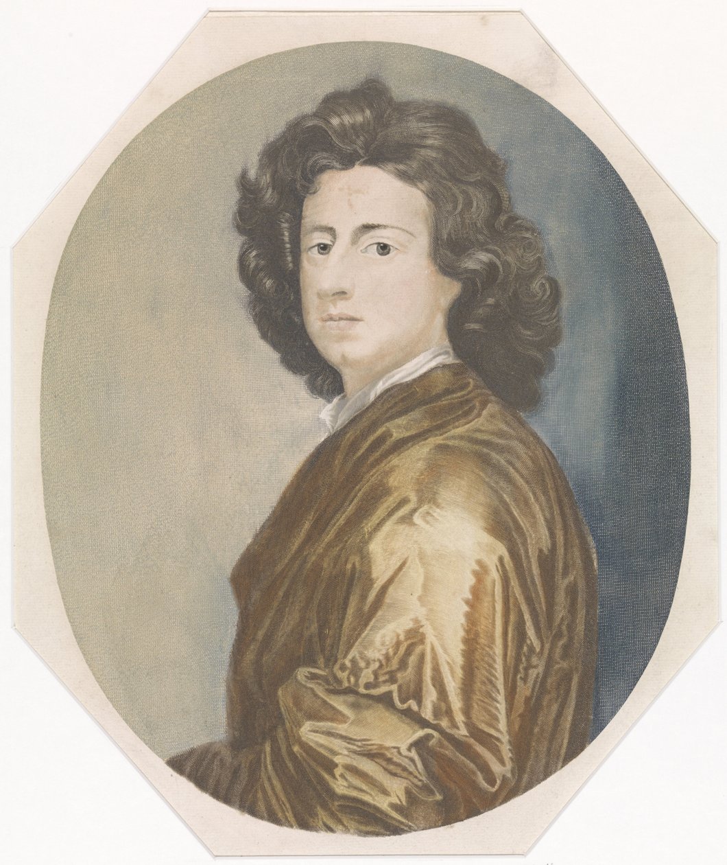 Portrét malíře Gottfrieda Knellera od Johannes Jacobsz van den Aveele (attributed to)