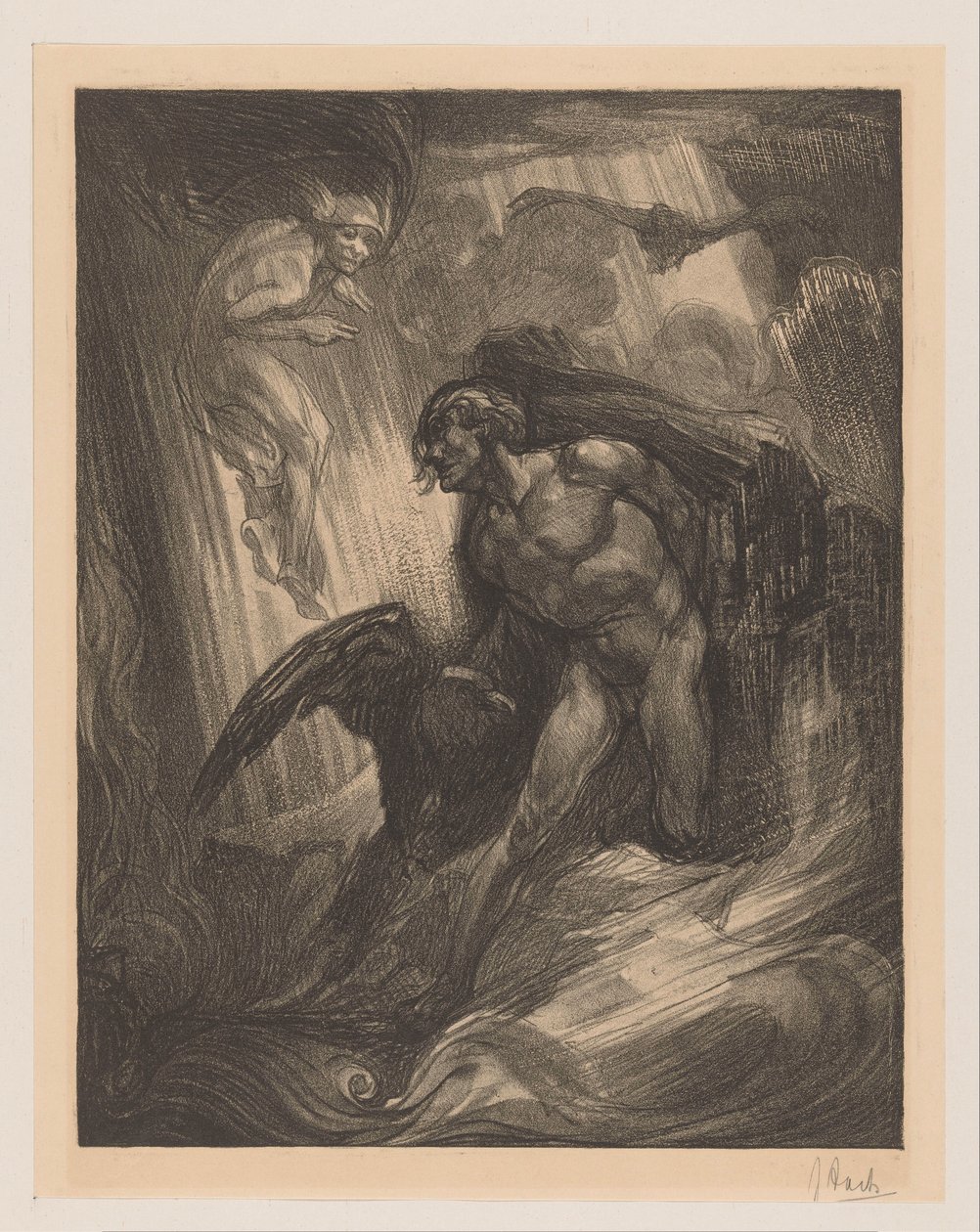 Prométheovo mučení od Johannes Josephus Aarts (signed by artist)