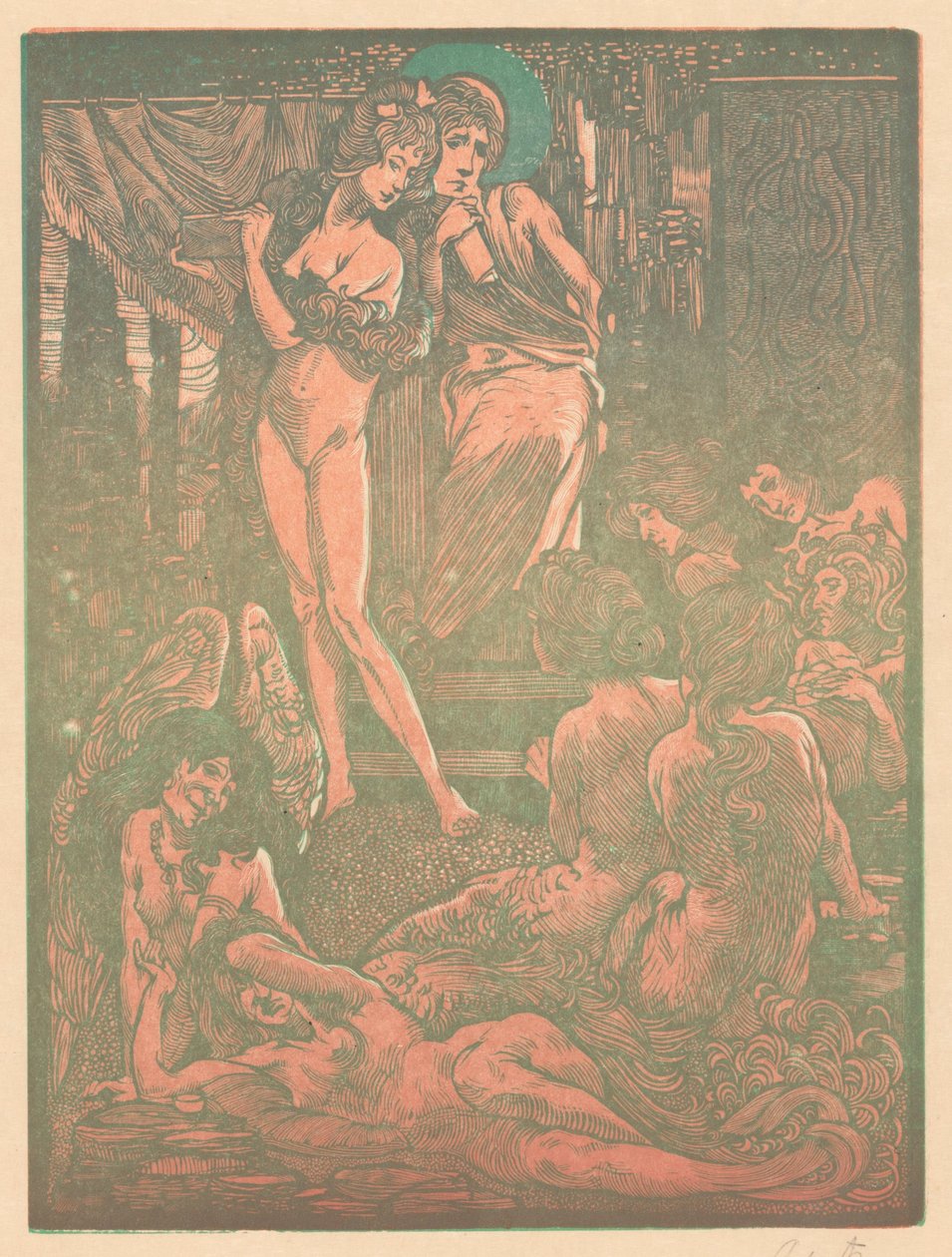 Devět fantastických ženských postav od Johannes Josephus Aarts (signed by artist)