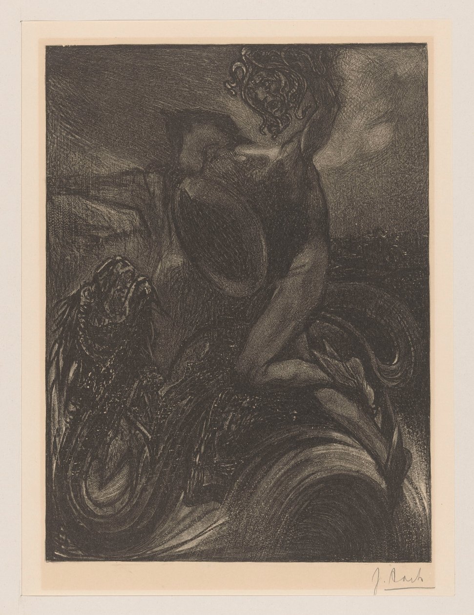 Perseus a mořská příšera od Johannes Josephus Aarts (signed by artist)