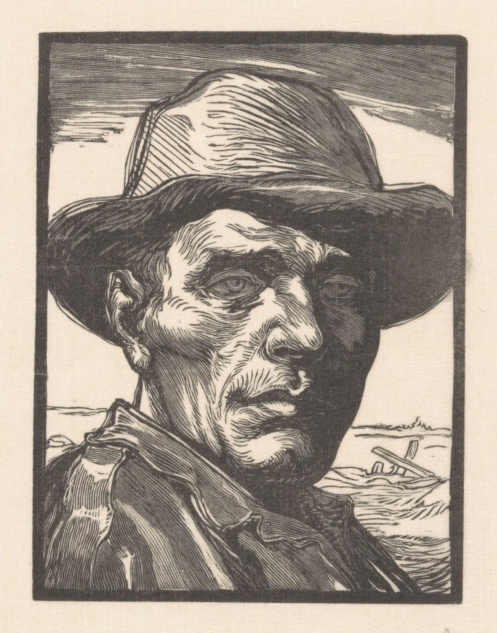Portrét neznámého muže od Johannes Josephus Aarts (signed by artist)