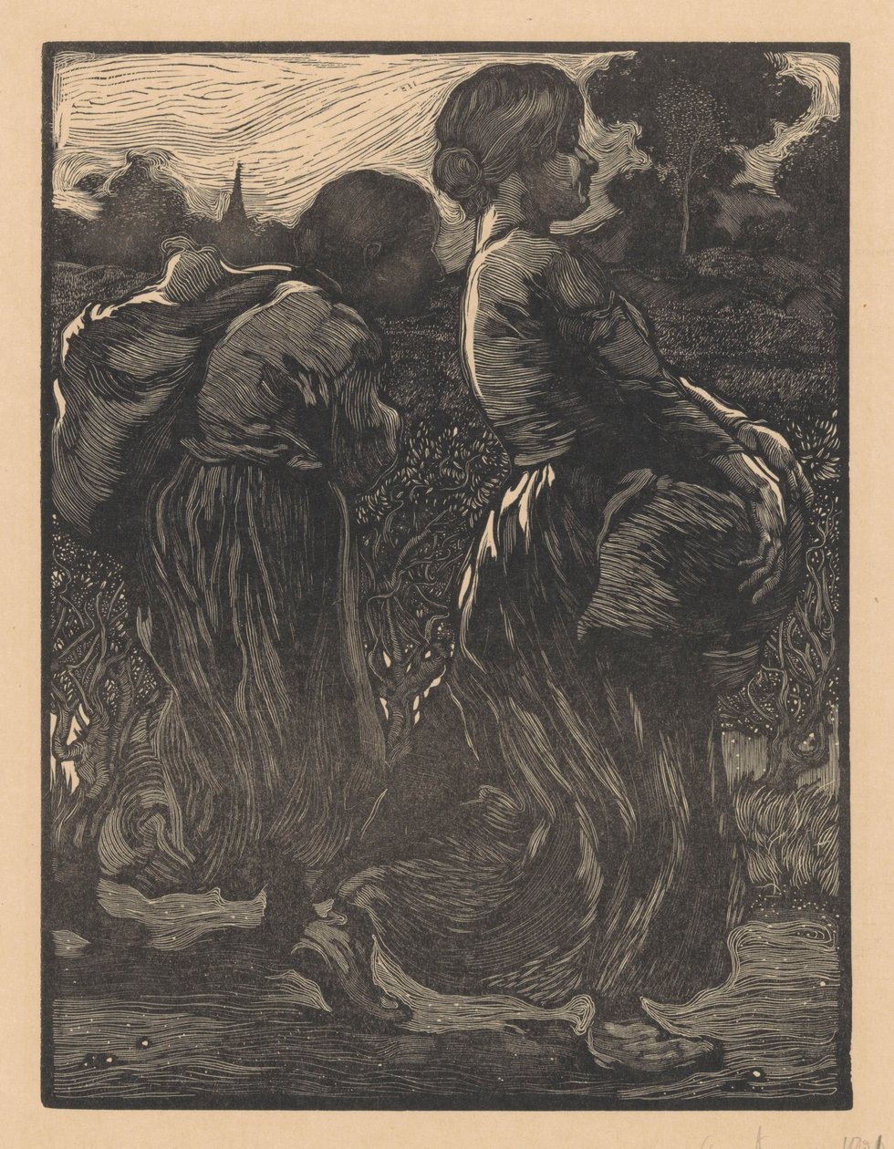 Dva farmáři od Johannes Josephus Aarts (signed by artist)