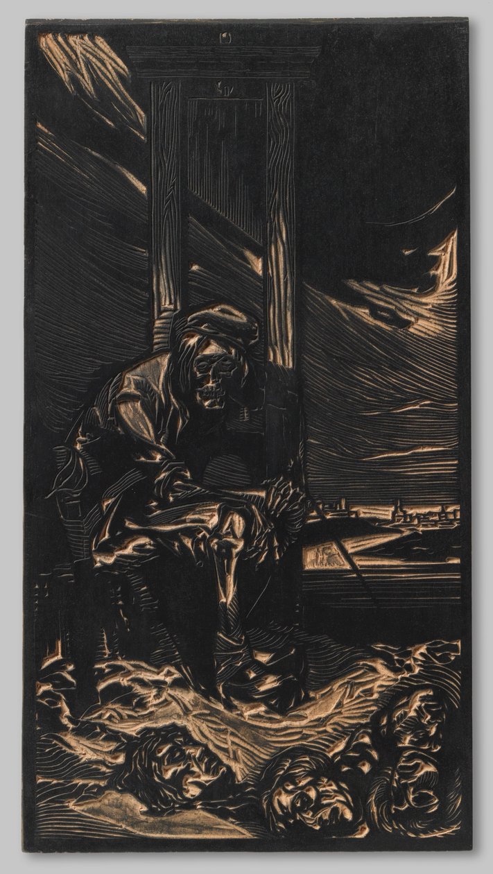 Smrt na gilotině od Johannes Josephus Aarts