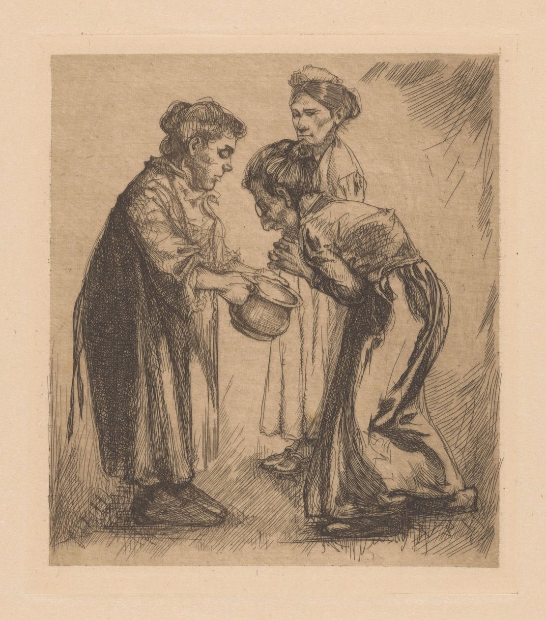 Tři ženy s hrncem od Johannes Josephus Aarts
