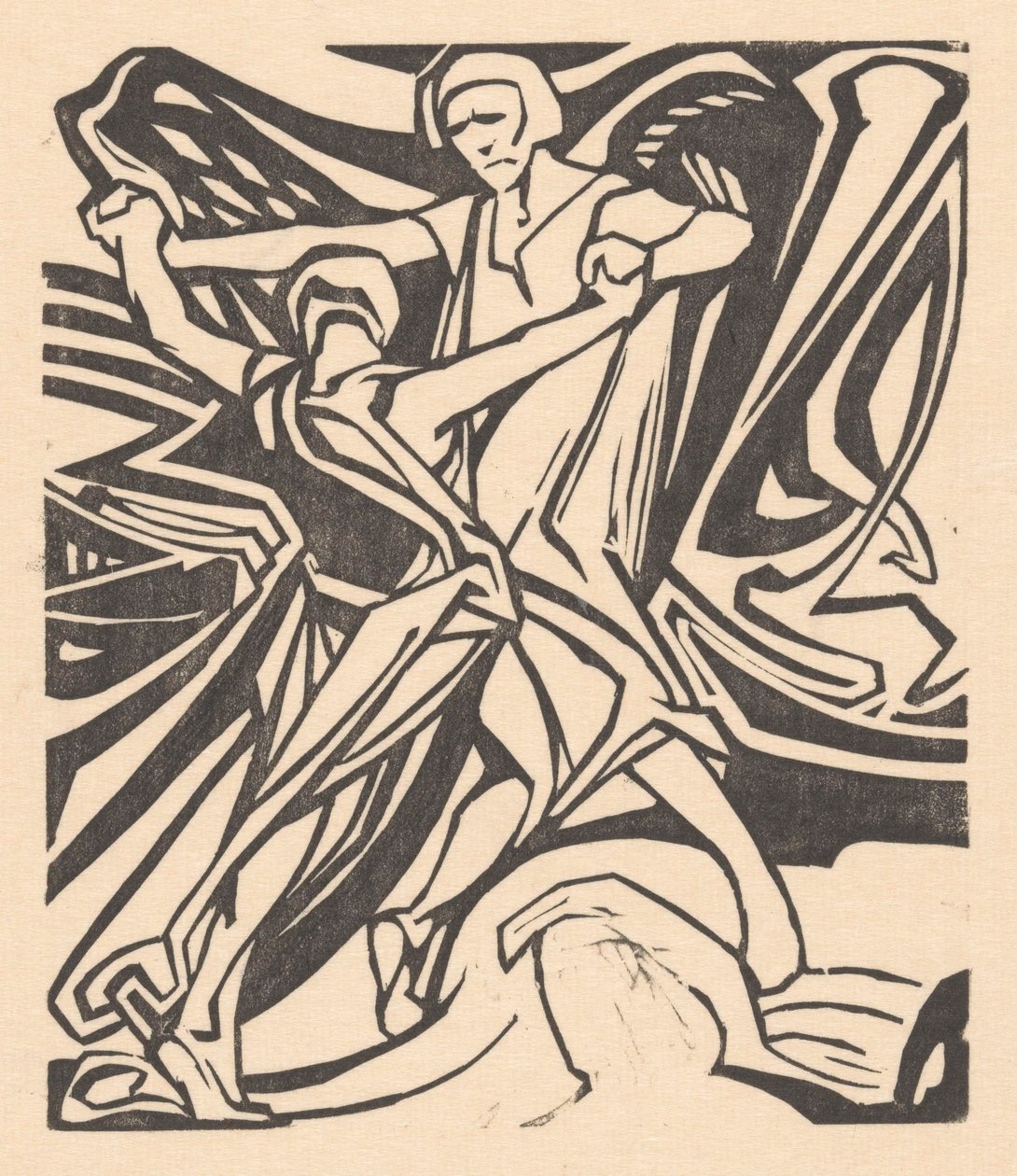 Jacob zápasí s andělem od Johannes Josephus Aarts