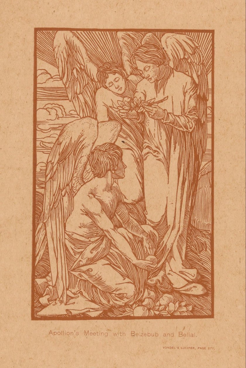 Ontmoeting van Apollion se setkal s Beelzebubem en Belialem Apollonovo setkání s Belzebubem a Belialem (název na objektu) od Johannes Josephus Aarts