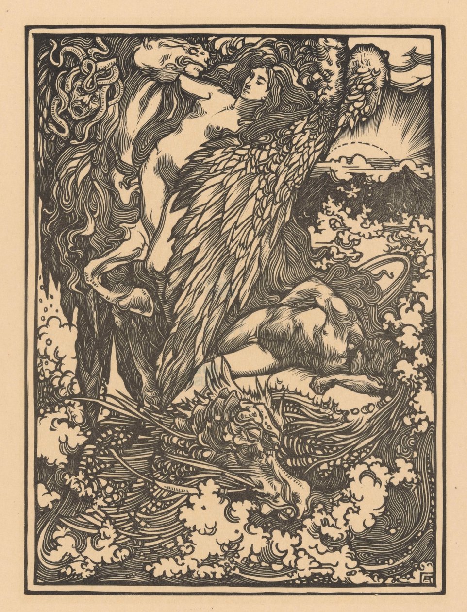 Perseus v Andromedě od Johannes Josephus Aarts