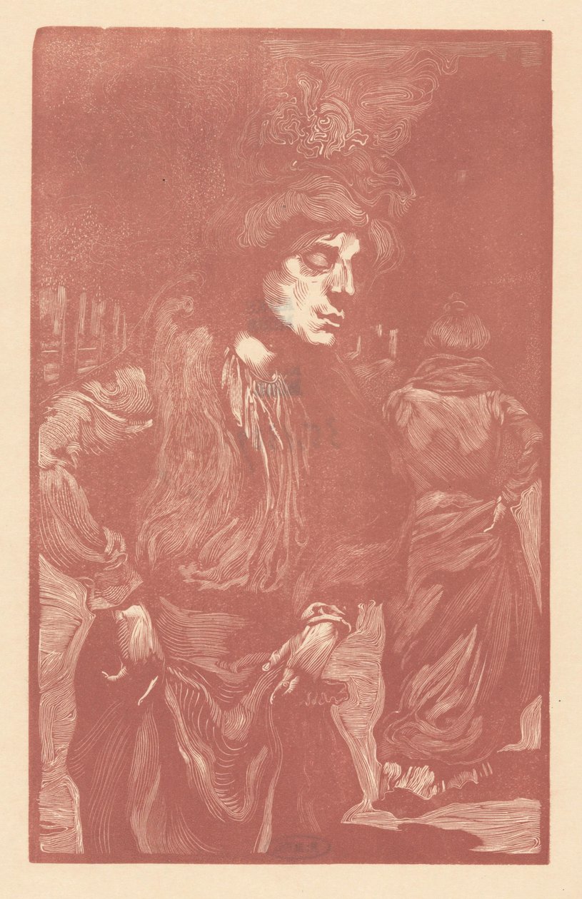 Dvě ženy jdoucí po ulici od Johannes Josephus Aarts