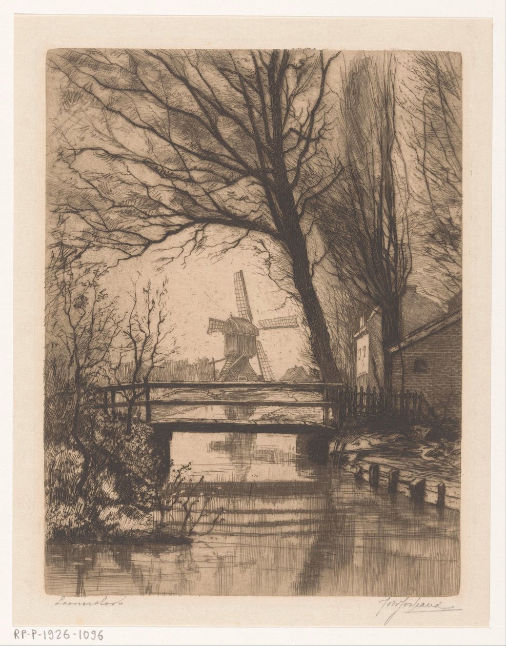 Loenersloot (původní název na objektu) od Johannes Josseaud (signed by artist)