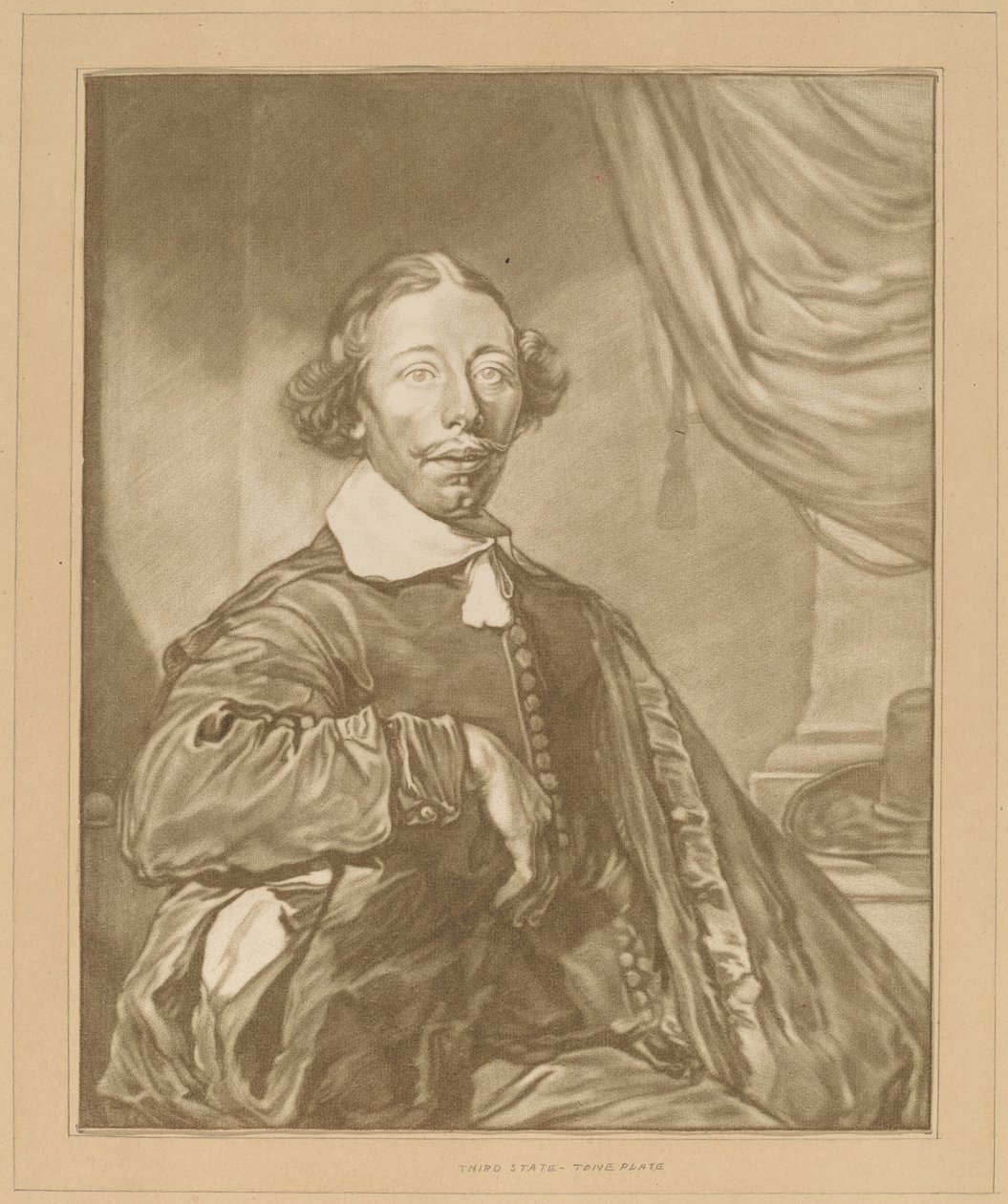 Portrét sedícího muže, 1771. od Johannes Kornlein