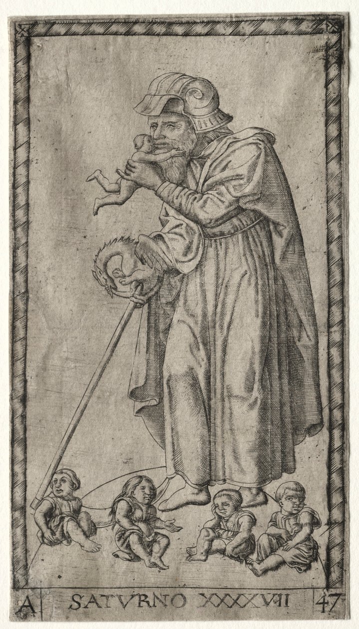 Saturn, 1547. od Johannes Ladenspelder