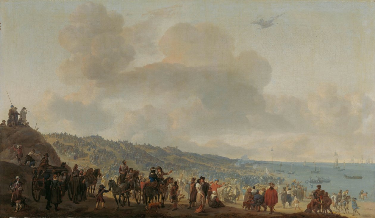 Odjezd Karla II Anglie ze Scheveningenu, 2. června 1660 od Johannes Lingelbach