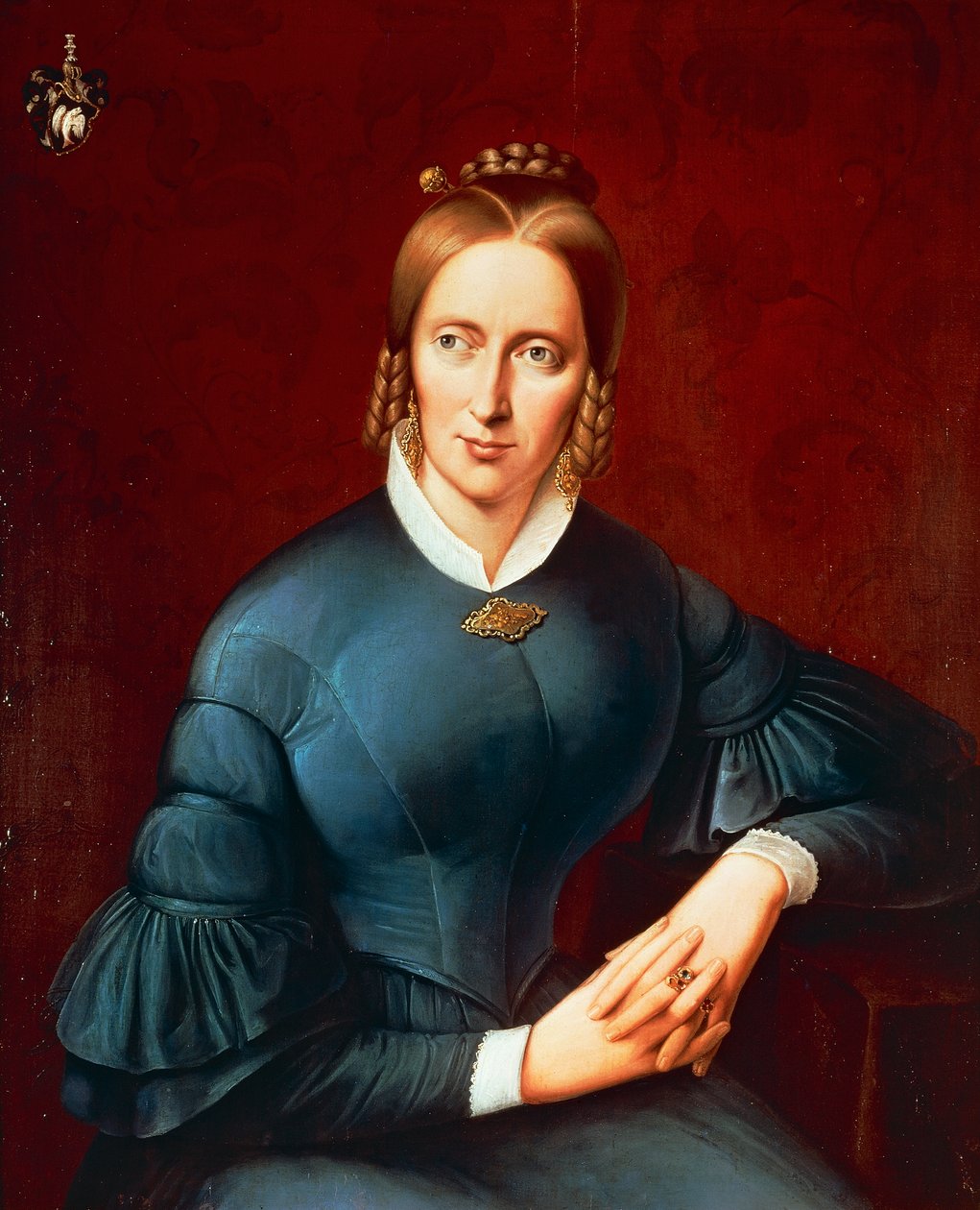 Portrét Annette von Droste-Hulshoff (Munster od Johannes Sprick