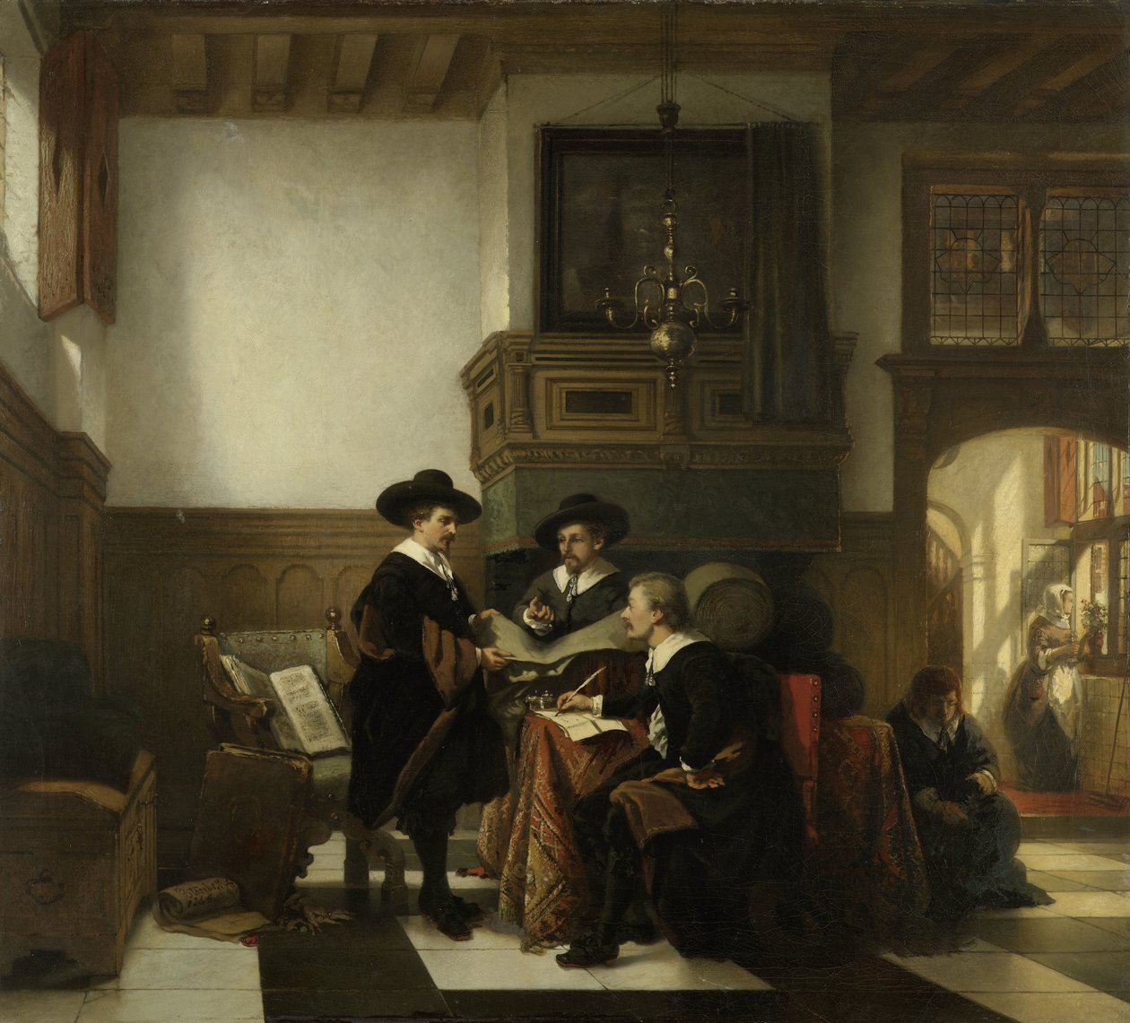 Ukázkoví mistři z Leiden Saaihal od Johannes Stroebel
