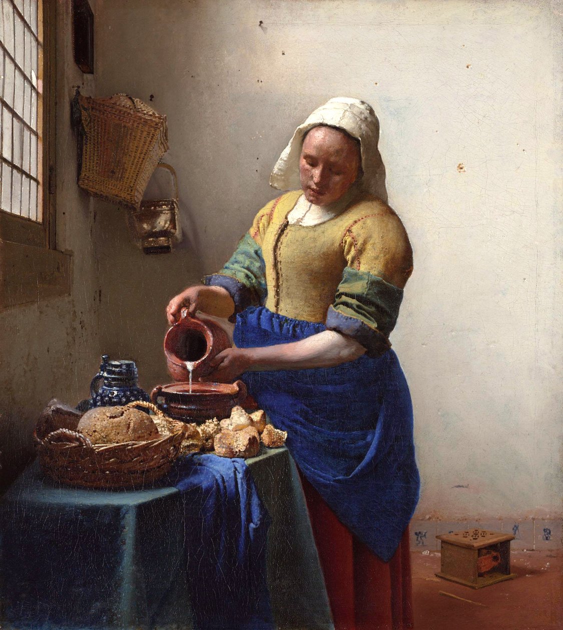 Arabština:  Mlékařka od Johannes Vermeer