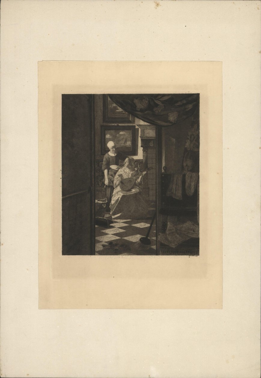 Milostný dopis od Johannes Vermeer