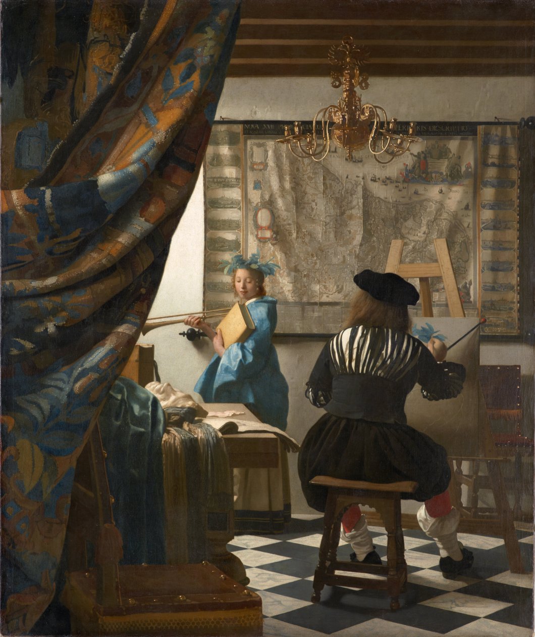 Umění malby od Johannes Vermeer