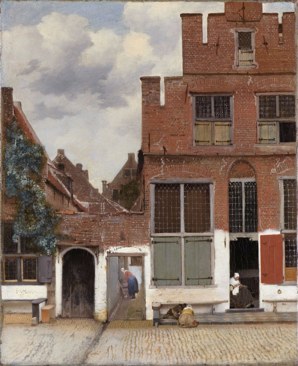 Pohled na domy v Delftu, známé jako "Malá ulice"[1].
Alternativní název(y):  
[2] Pohled na domy v Delftu.

 Malá ulice.[2] od Johannes Vermeer
