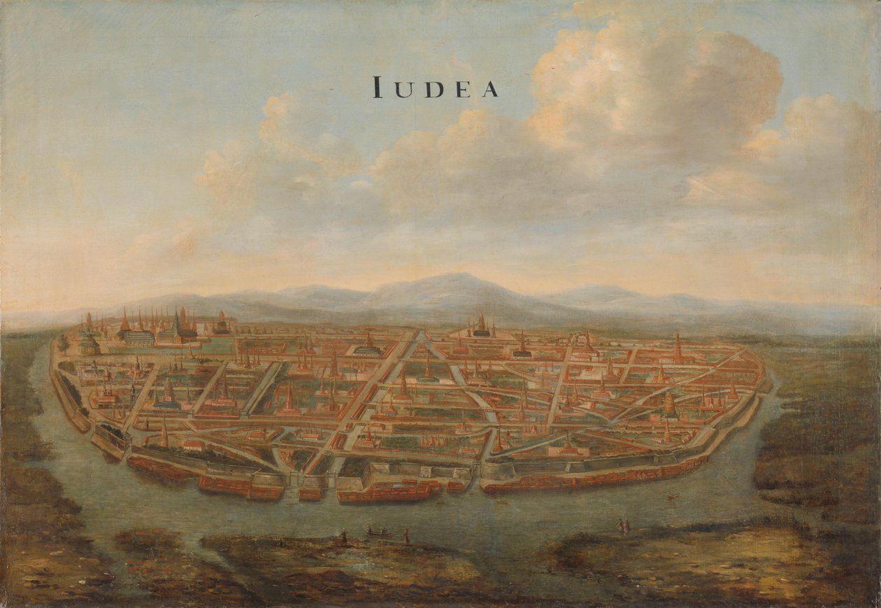 Pohled na Judeu, hlavní město Siamu Pohled na Judeu (Ayutthaya), hlavní město Siamu Judaea (titul na předmětu) od Johannes Vinckboons (attributed to)