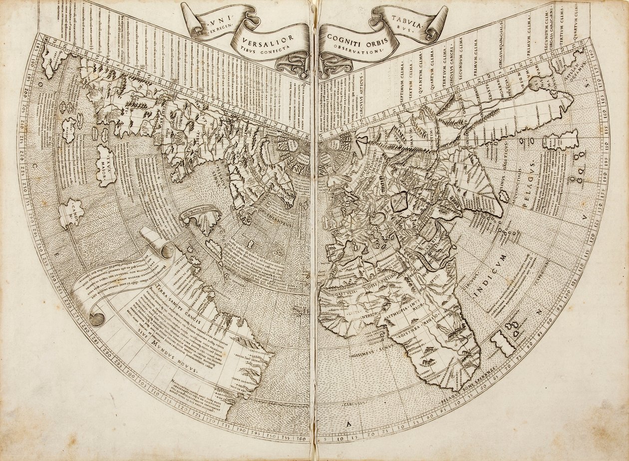 Mapa světa z Ptolemaiova díla 