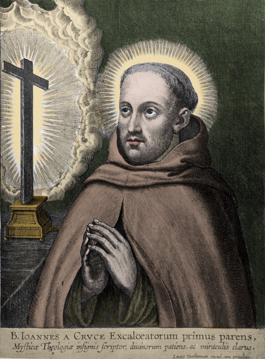 Svatý Jan od Kříže (Juan de Yepes Alvarez, Juan de la Cruz) (1542-1591) - grav. od Vorstermanna od Johannes Vorsterman