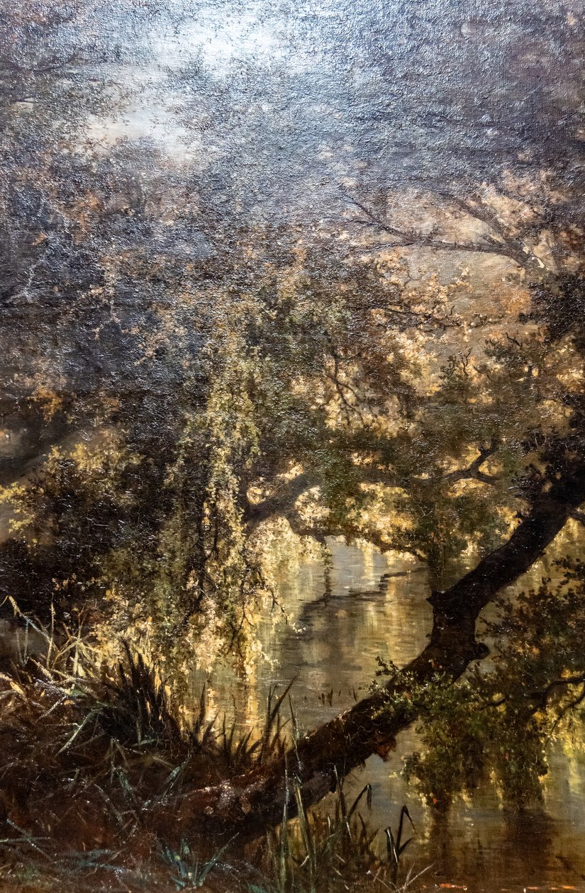 Německy: Der Teich in Osterbeek Rybník v Oosterbeeku od Johannes Warnardus Bilders
