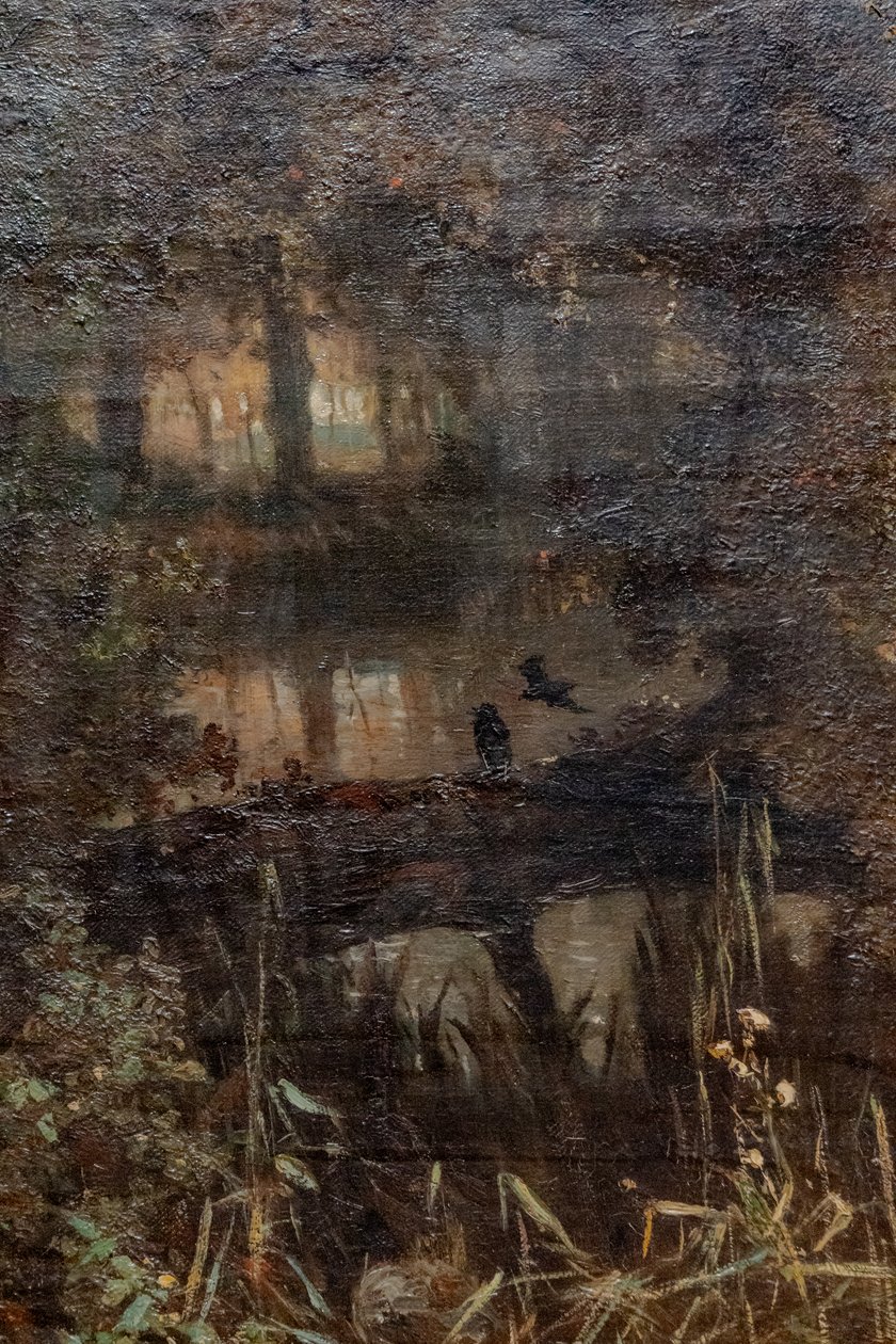 Německy: Der Teich in Osterbeek Rybník v Oosterbeeku od Johannes Warnardus Bilders