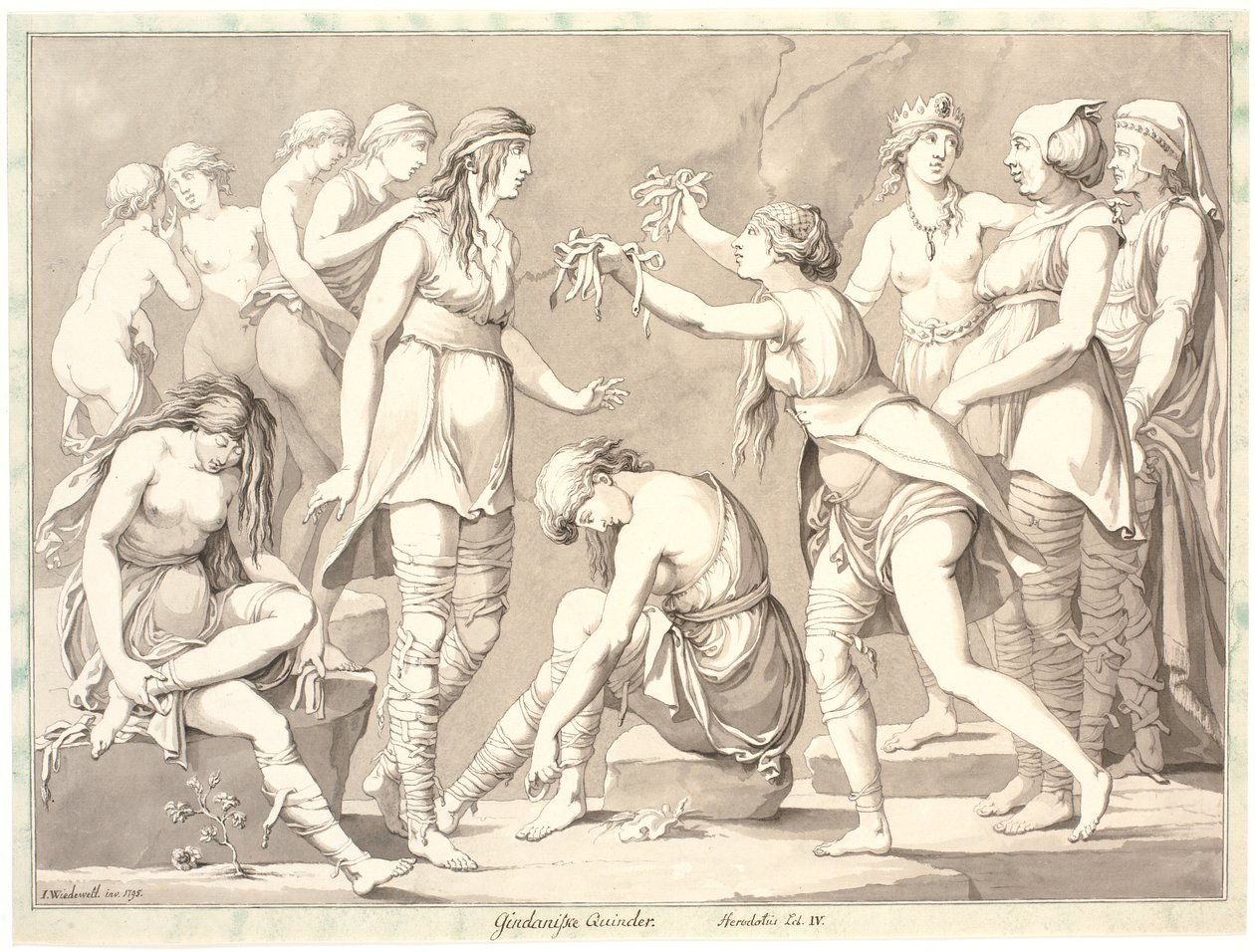 "Gindanische Quinder. Herodotus Book IV" od Johannes Wiedewelt