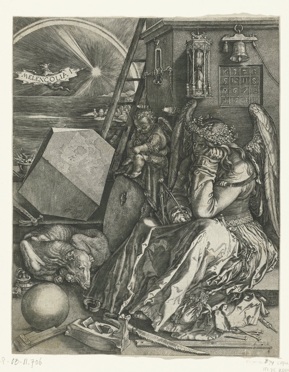 Melancholie Melencolia I (title on object)   1375220   cs       czech Successfully Translated  Original: Young Woman Translat: Young Woman 1359022 cs czech Successfully Translated Original: Seated Woman Reading Translat: Seated Woman Reading 1303192 cs cze od Johannes Wierix
