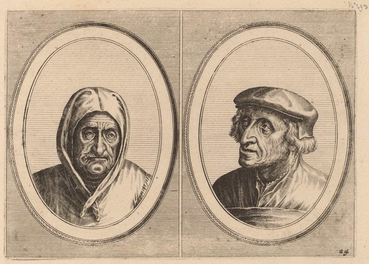 "Aecht Sonder-ziel" a "Heertje Al-te-mooy" od Johannes and Lucas van Doetechum after Pieter Bruegel the Elder