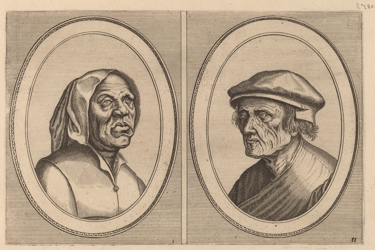 "Baef Schol-becx" a "Spruyt Vroegh-beverven" od Johannes and Lucas van Doetechum after Pieter Bruegel the Elder