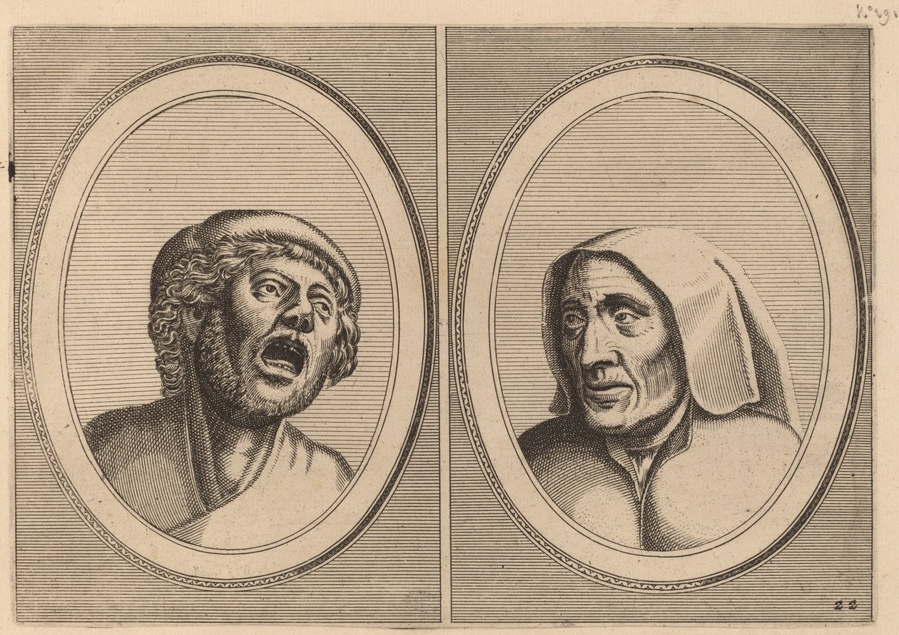 "Hansje Singh in Veldt" a "Blaeuwe Aecht" od Johannes and Lucas van Doetechum after Pieter Bruegel the Elder