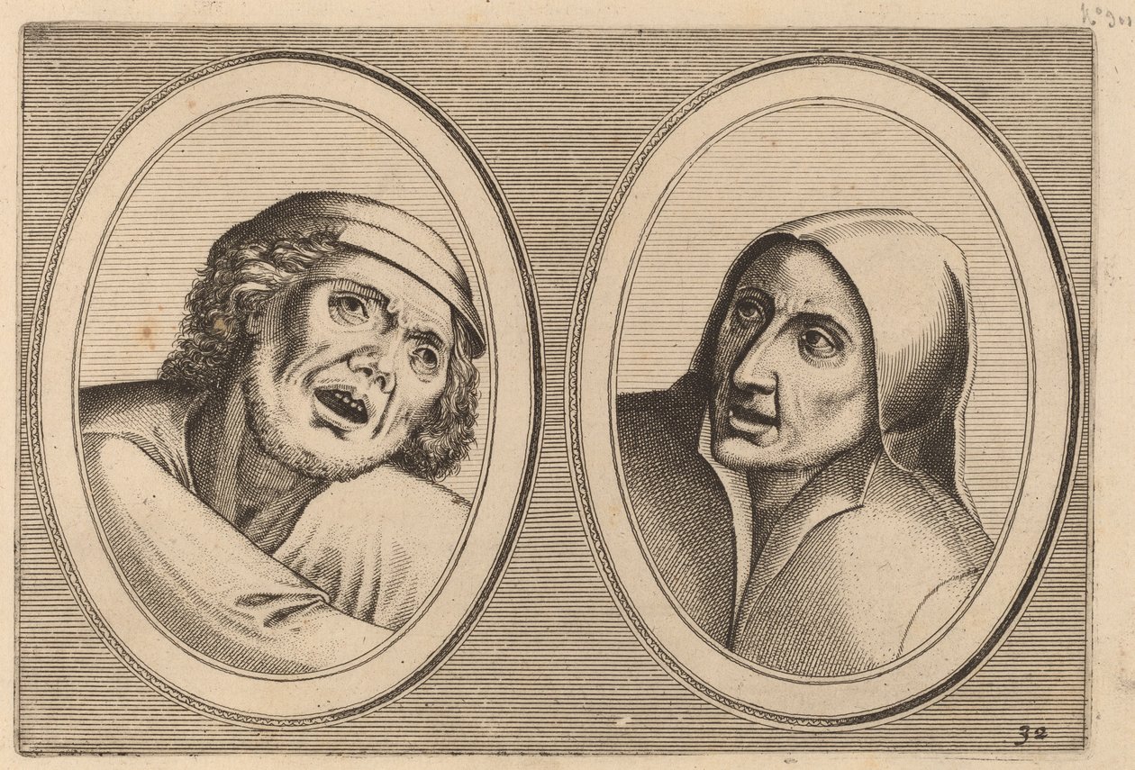 "Harme Snap-op" a "Keursje-sonder-naed" od Johannes and Lucas van Doetechum after Pieter Bruegel the Elder