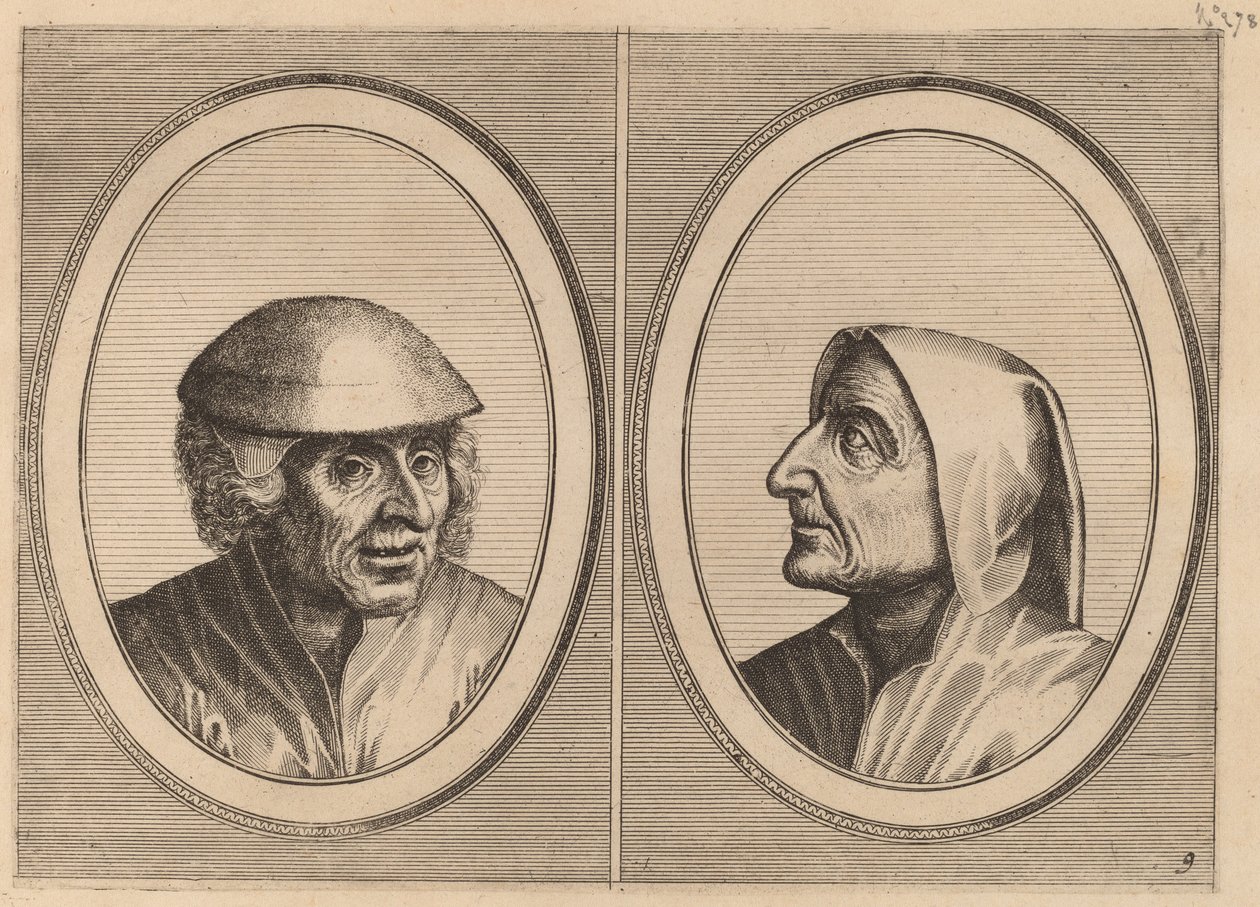 "Kees Geldt-sack" a "Kaarighe Truy" od Johannes and Lucas van Doetechum after Pieter Bruegel the Elder