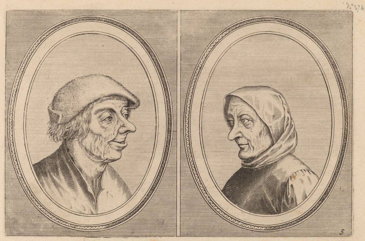 "Mondighe Melis" a "Smeerighe Els" od Johannes and Lucas van Doetechum after Pieter Bruegel the Elder