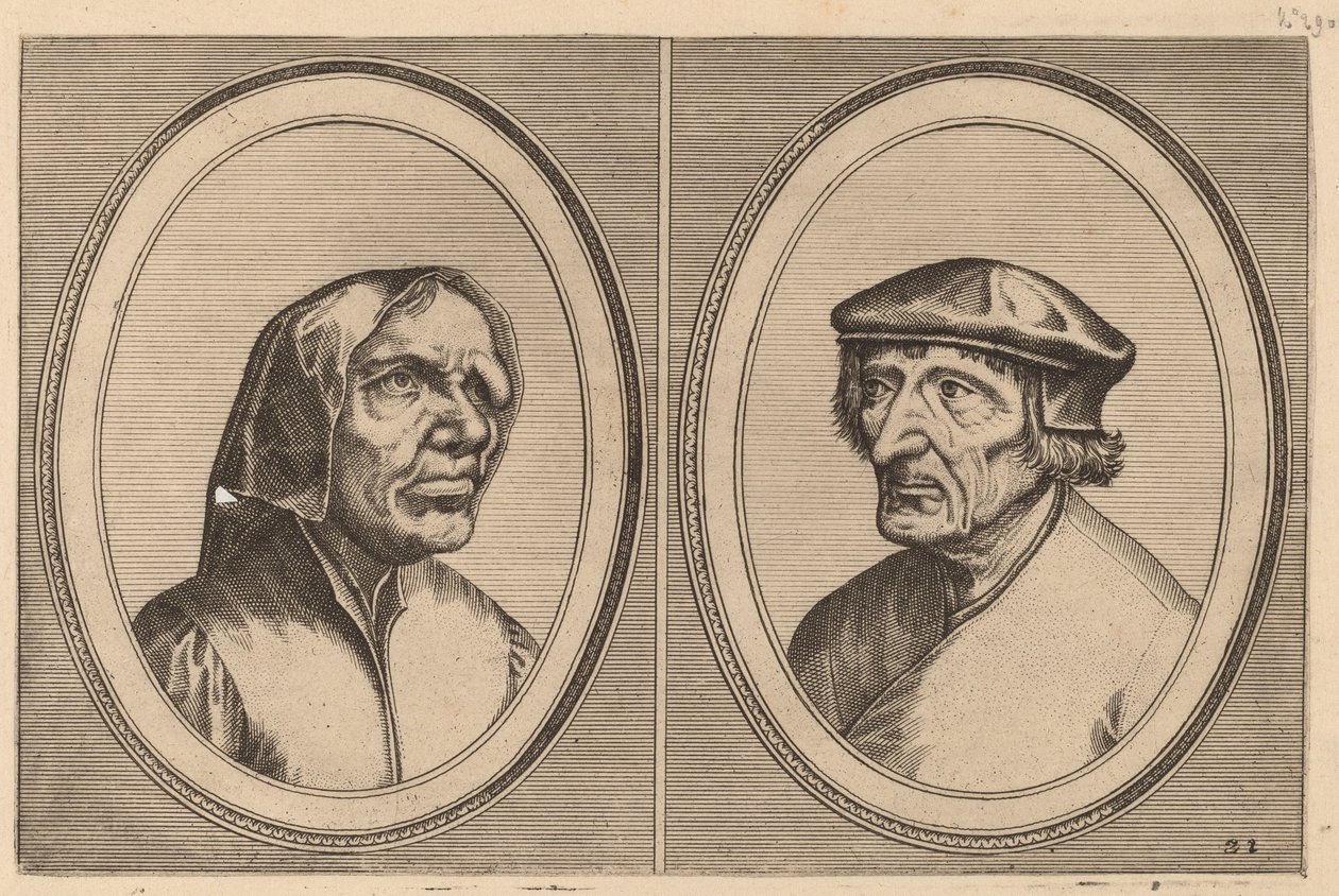 "Trijn Bulle-back" a "Voorsichtighe Penne" od Johannes and Lucas van Doetechum after Pieter Bruegel the Elder